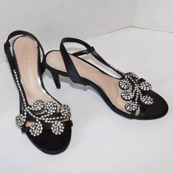 Kelly & Katie Shoes - Womens Dress Heels Black Jewels